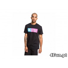 T-SHIRT DC SHOES VERTICAL ZONE SS 2 PRETO